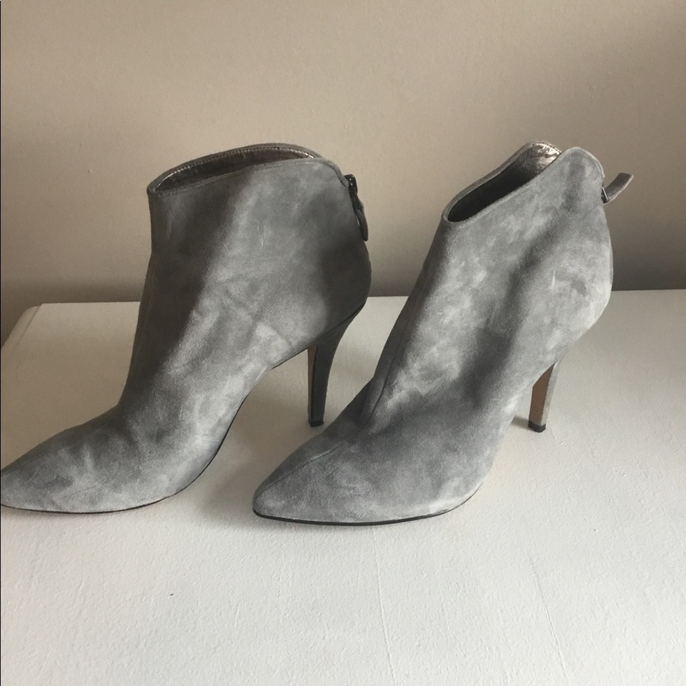 Suede booties